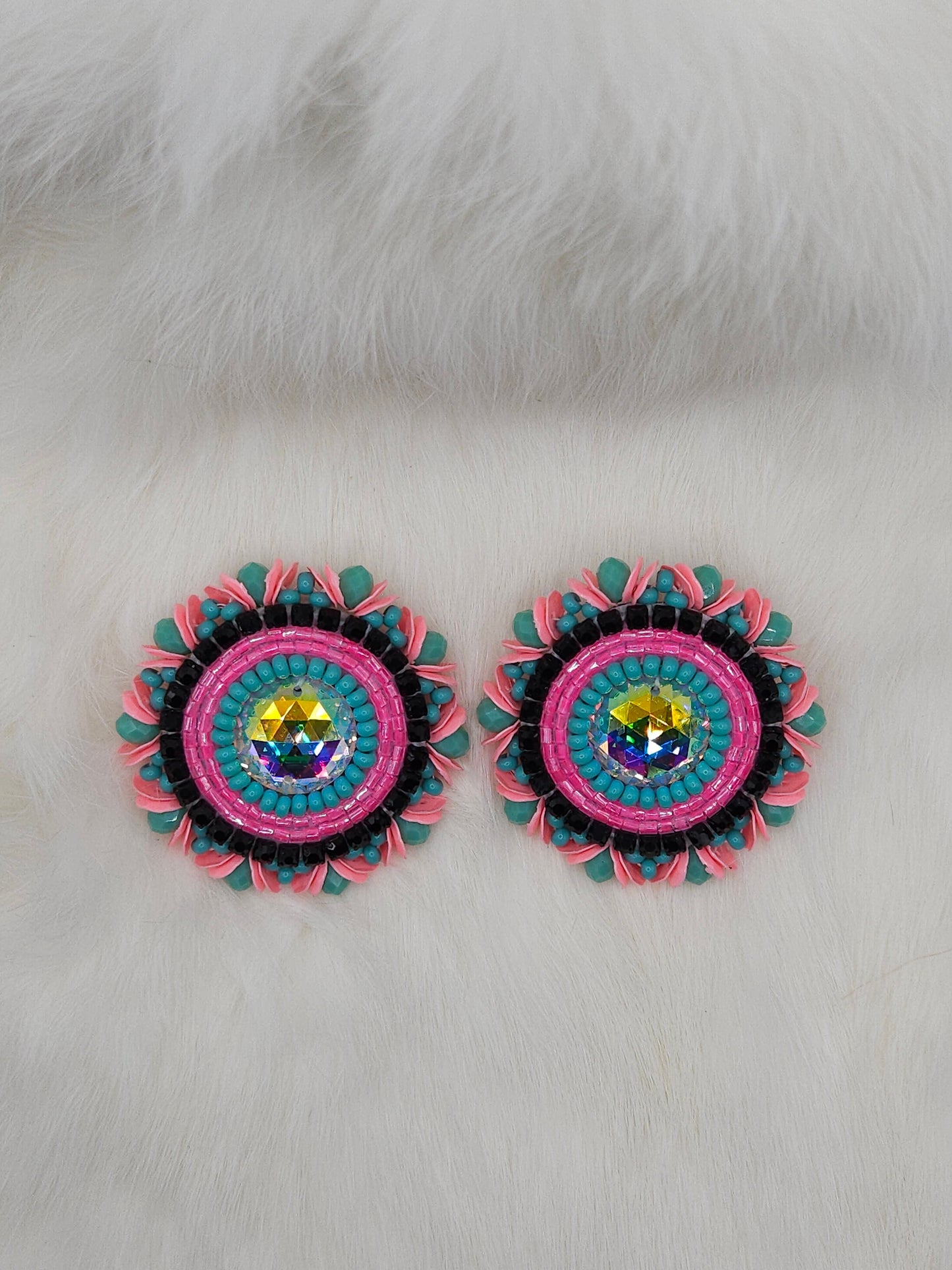 Barbie-inspired Stud Earrings