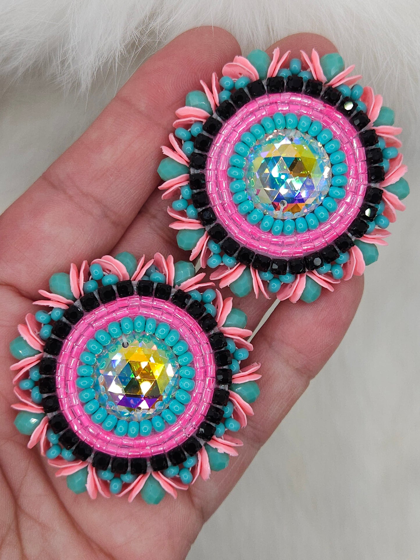 Barbie-inspired Stud Earrings