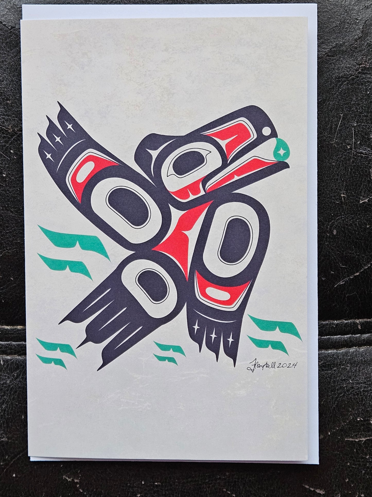 5x7 Greeting Card - Wegyet Brings Us Water
