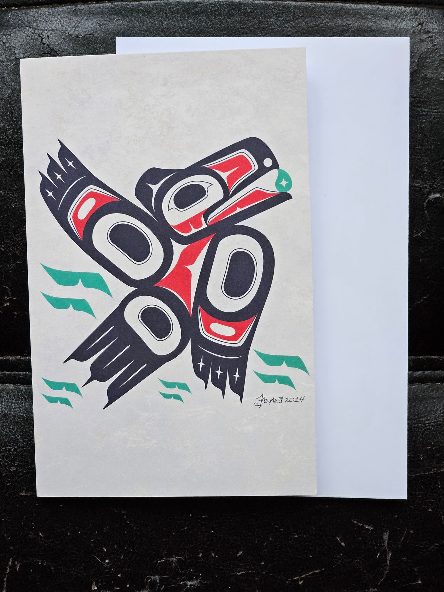 5x7 Greeting Card - Wegyet Brings Us Water