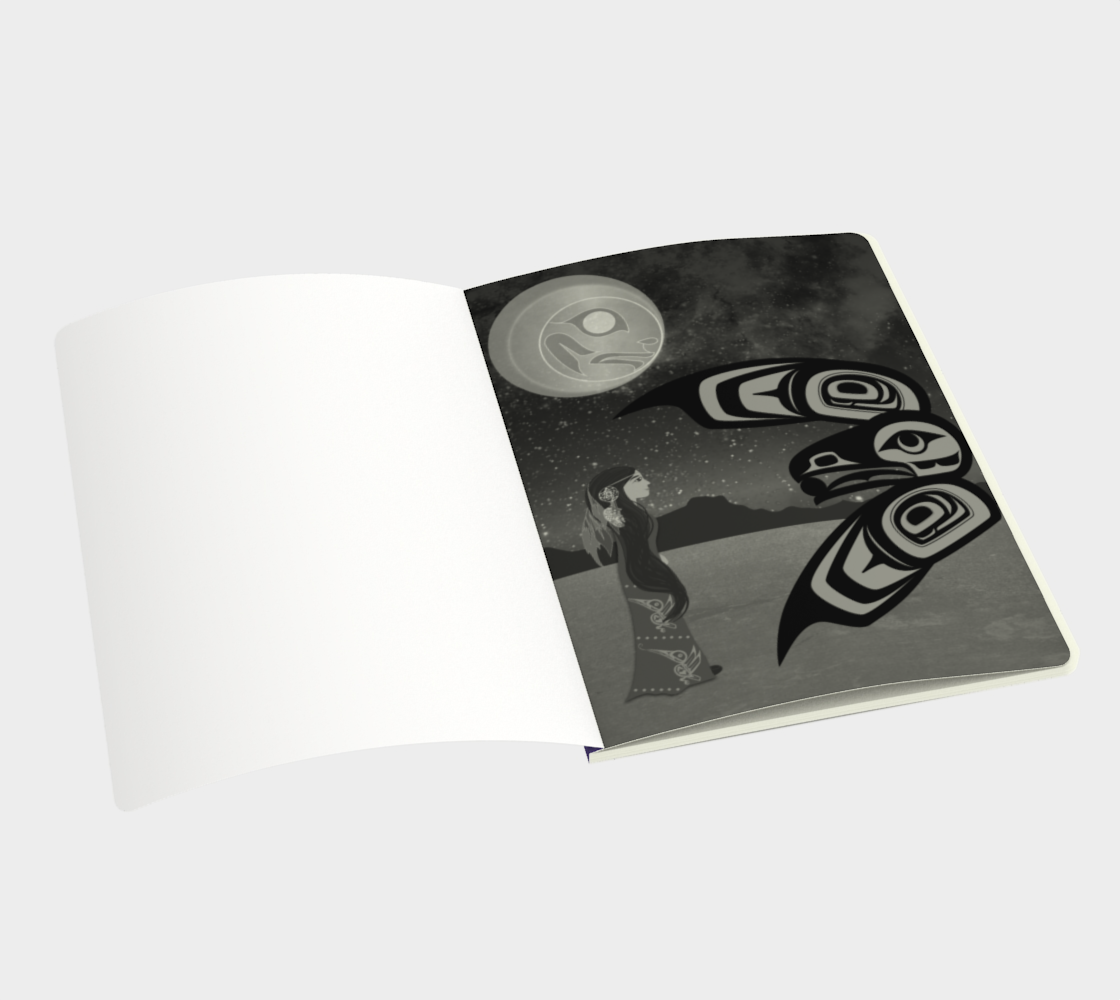 Notebook - Raven and Woman