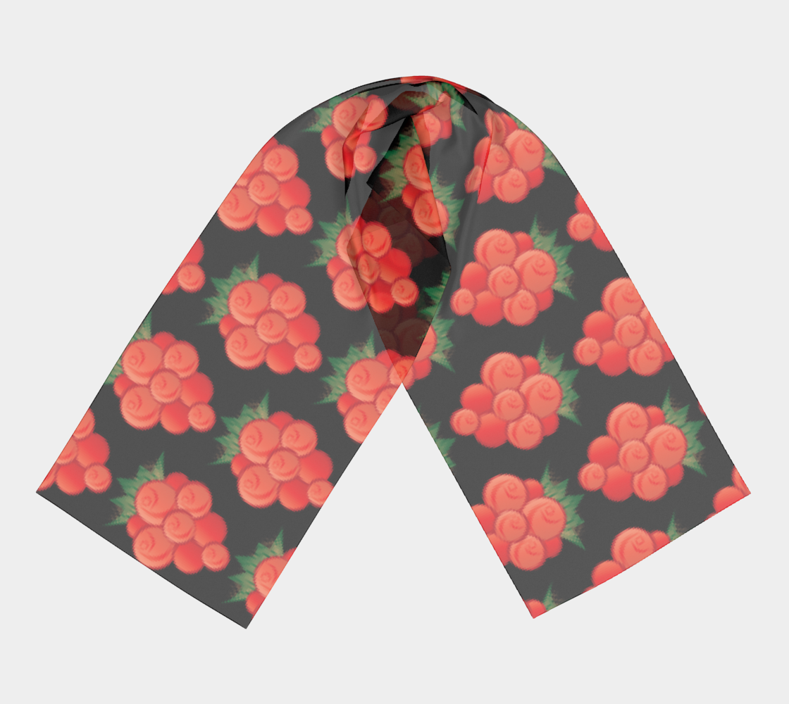 Salmonberry Long Scarf