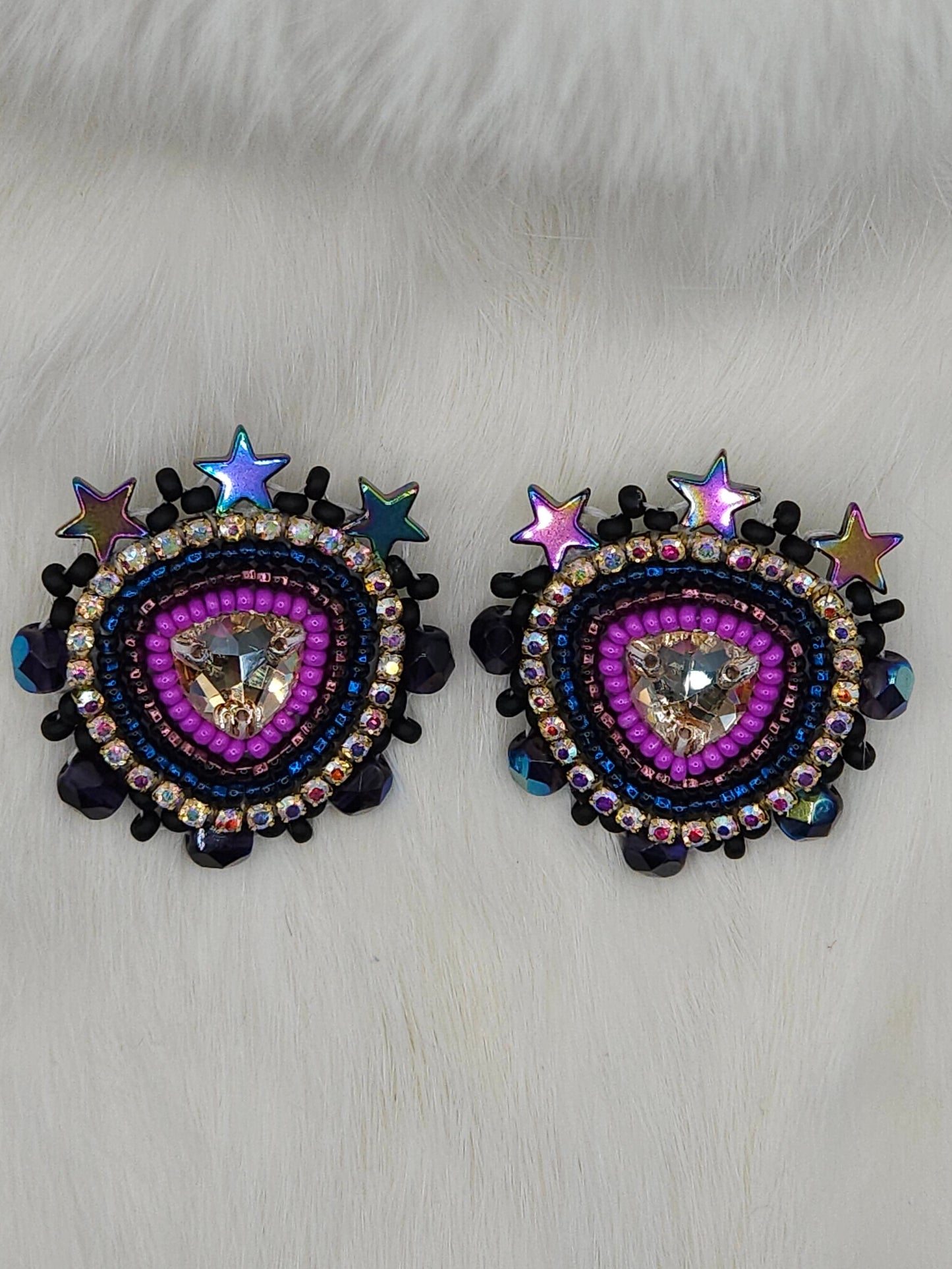 Bi-Pride Stud Earrings