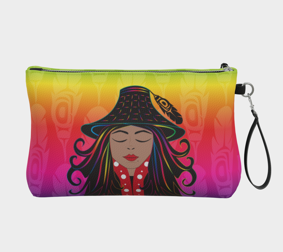 Vegan Leather Makeup Bag - Daxgyet Design