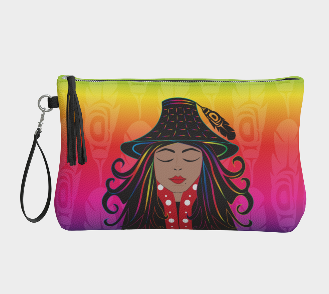 Vegan Leather Makeup Bag - Daxgyet Design