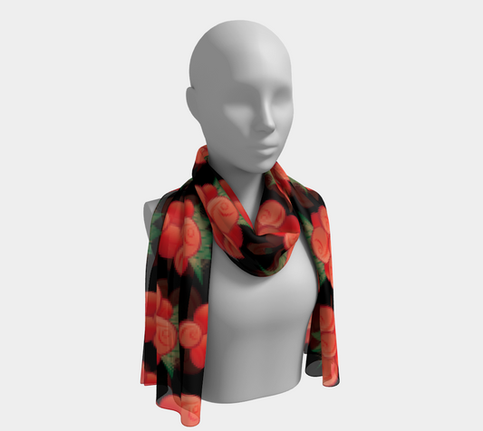 Salmonberry Long Scarf