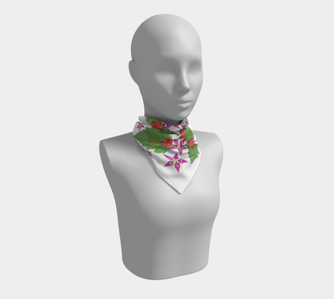 Salmonberry Branch Scarf