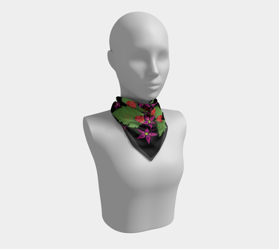Salmonberry Branch Scarf