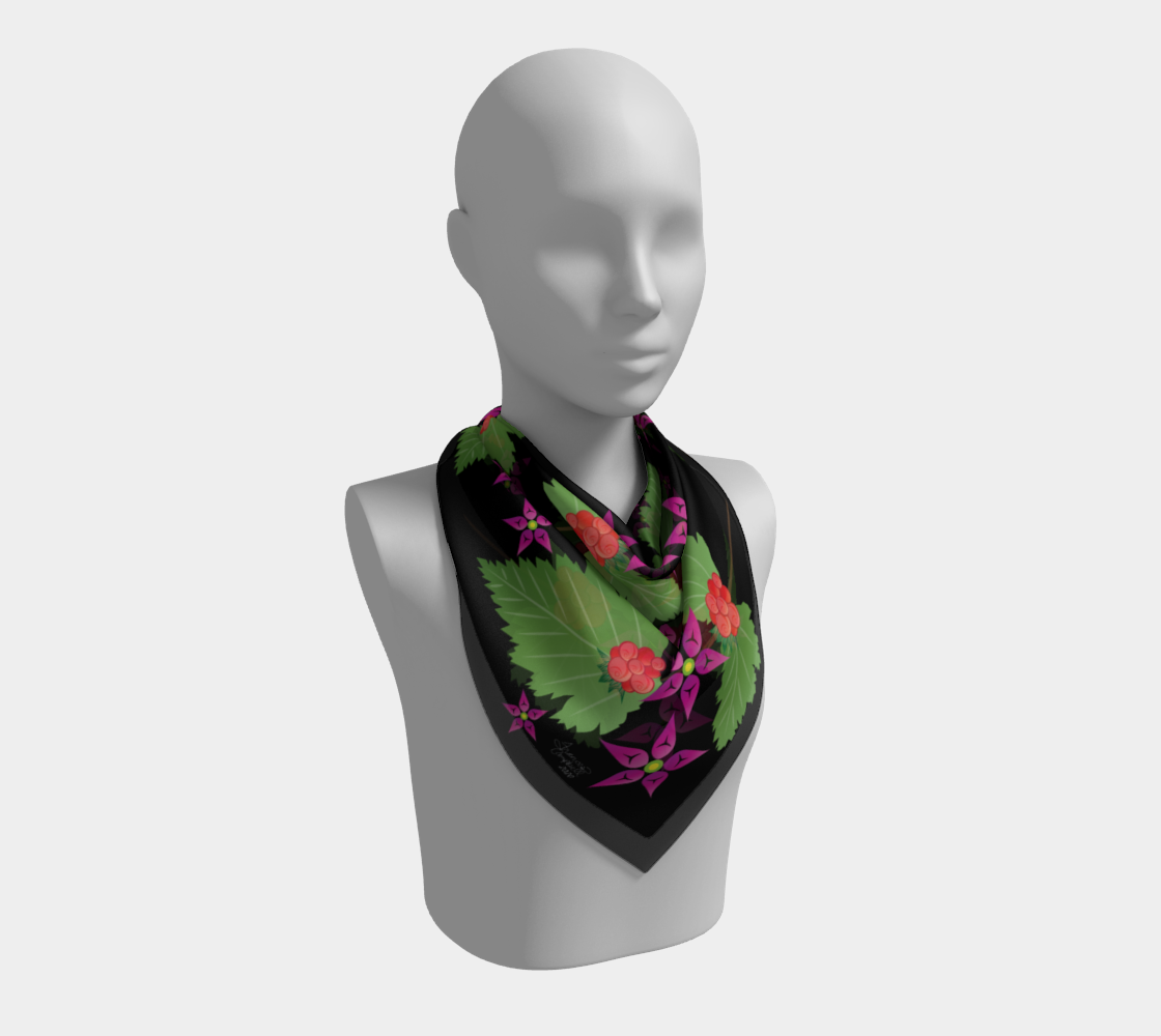 Salmonberry Branch Scarf