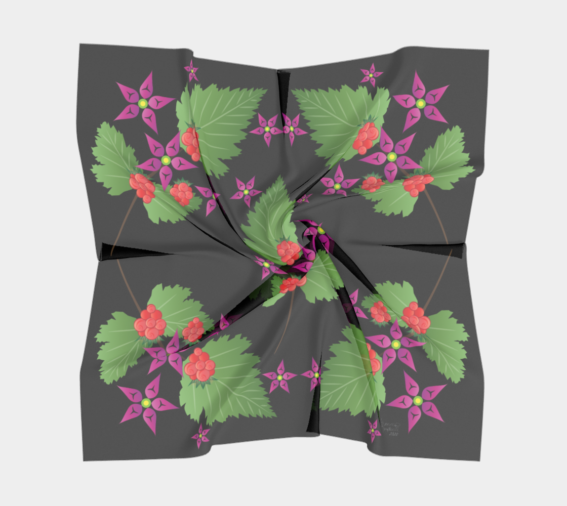 Salmonberry Branch Scarf