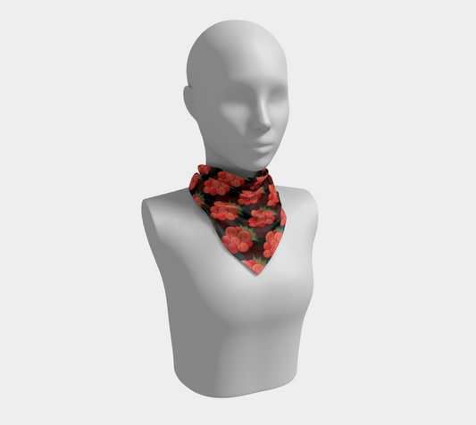 Salmonberry Square Scarf