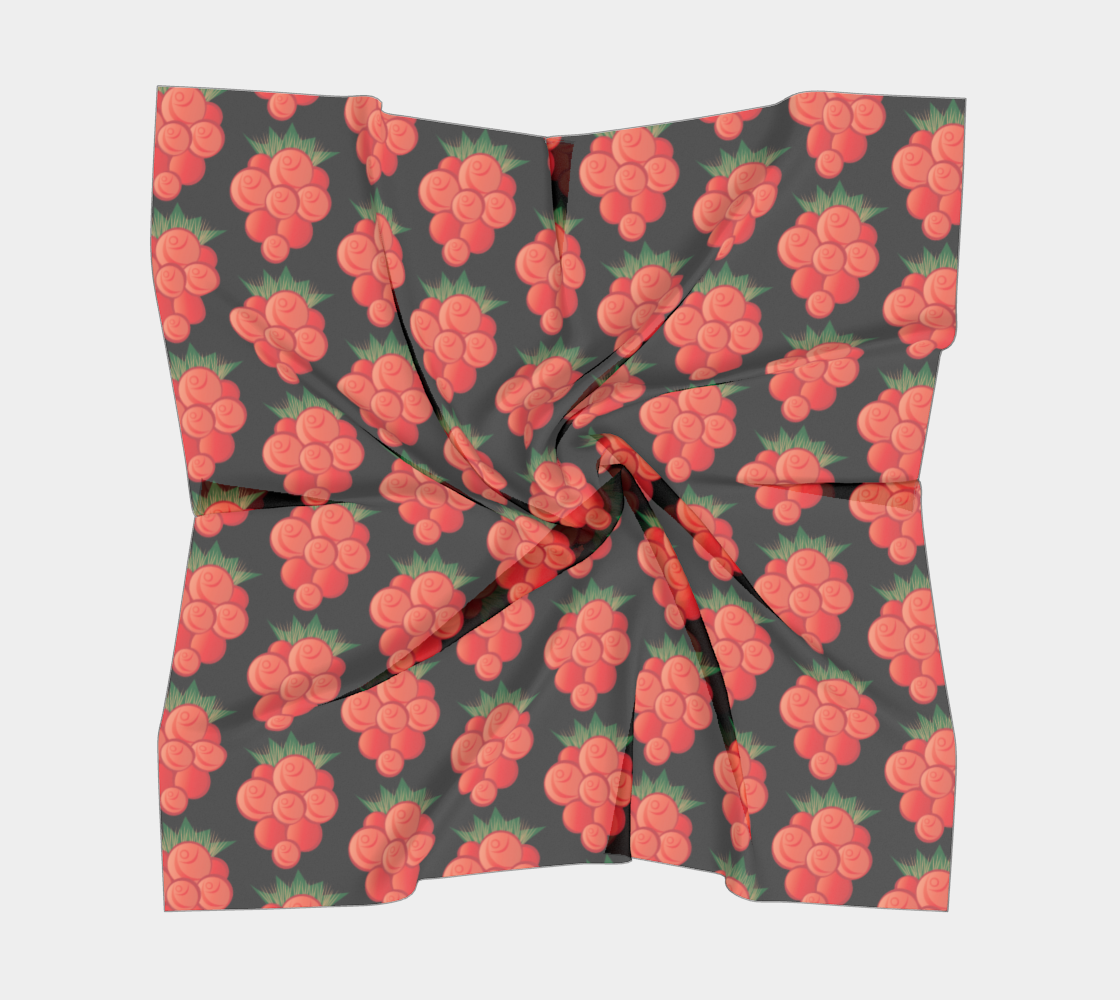 Salmonberry Square Scarf